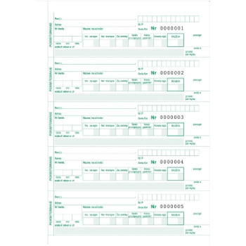 Kwitariusz przychodowy(numerowany)A5 400-3